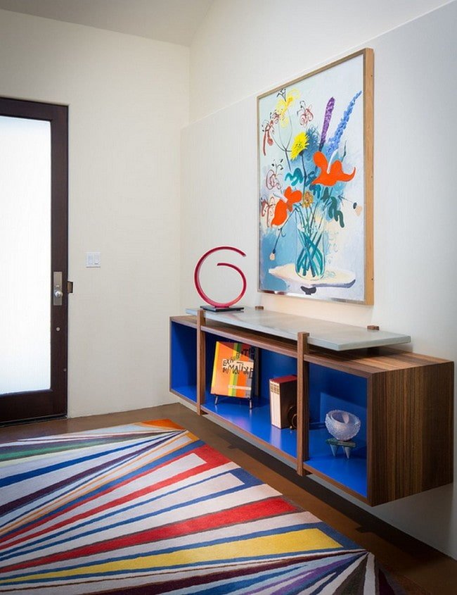 feng shui paintings in the hallway interior