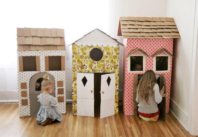 cardboard houses
