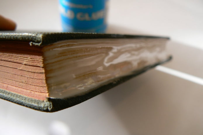 Gluing the book