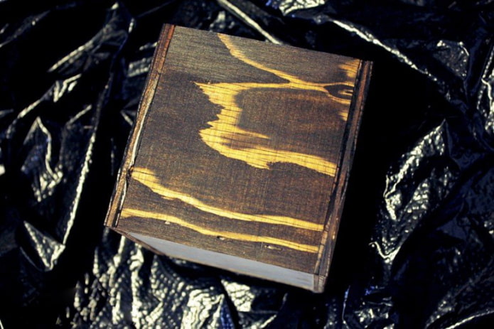 Product covered with stain