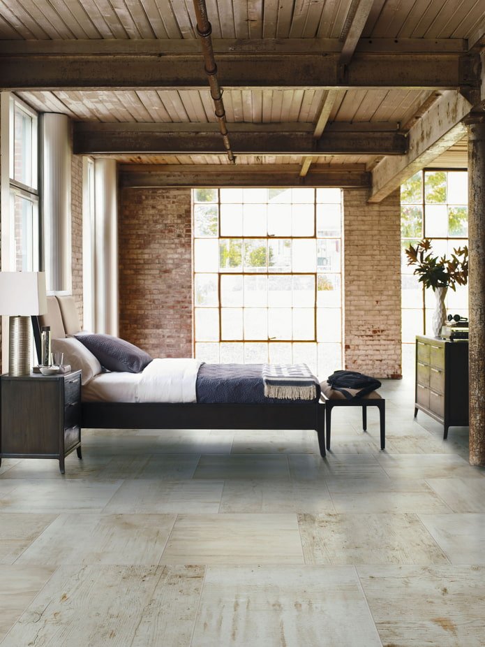 loft-style bedroom