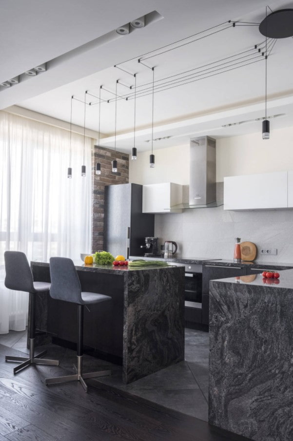 combining porcelain stoneware and laminate