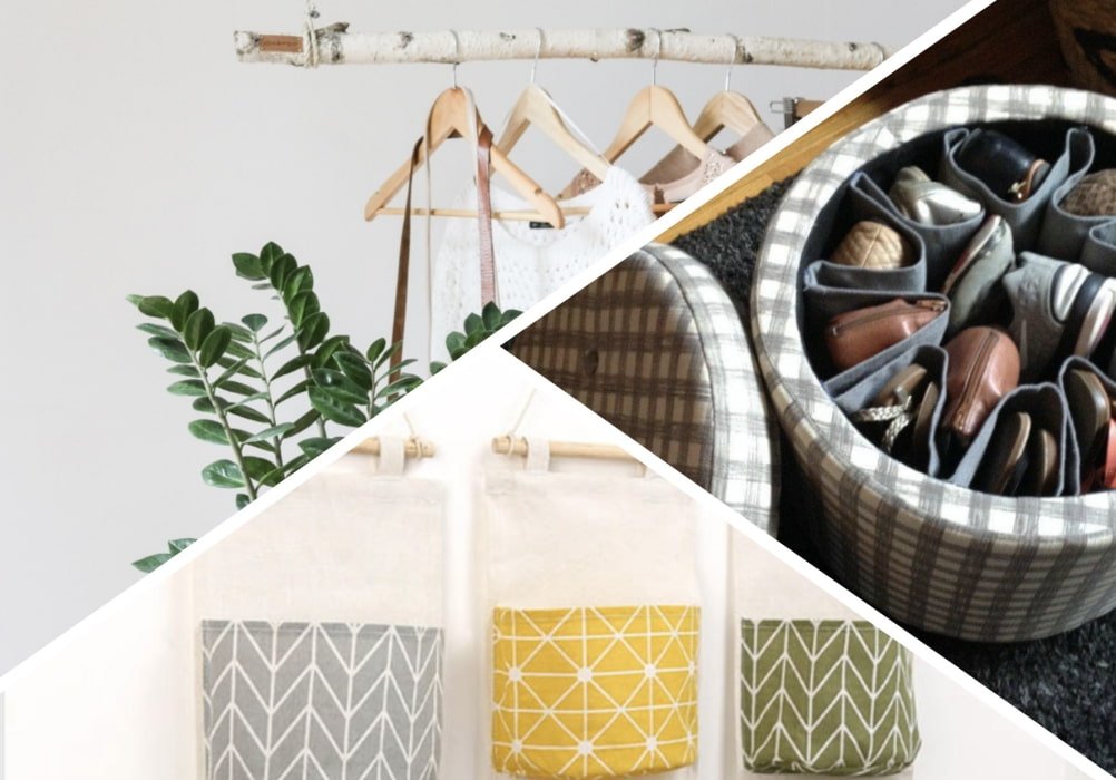 Ideas for storing things without cabinets