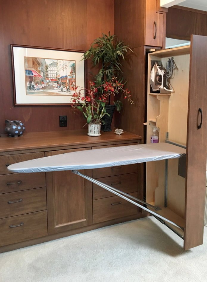 Ironing board unfolded