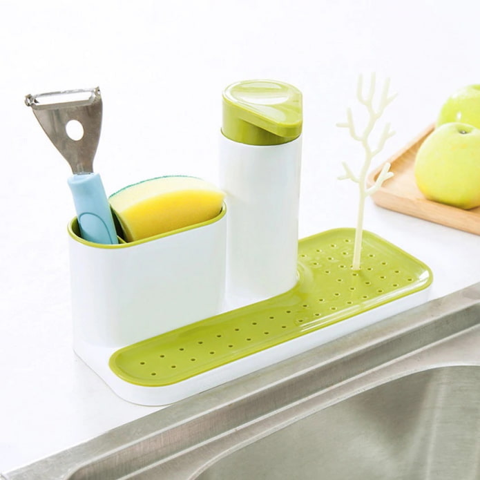 Dispenser on the countertop
