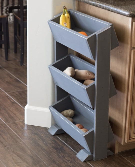 wooden shelf
