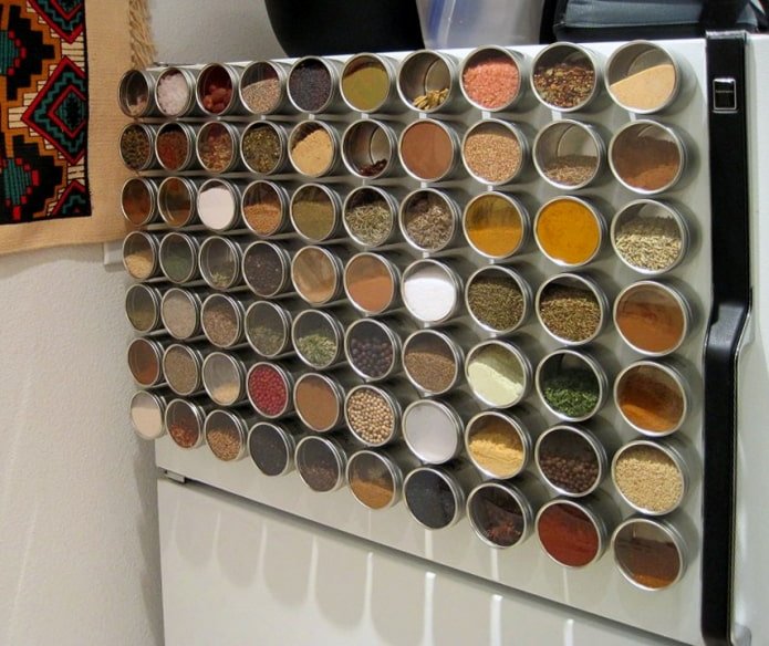 Seasons on the refrigerator