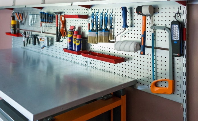 Perforated organizer