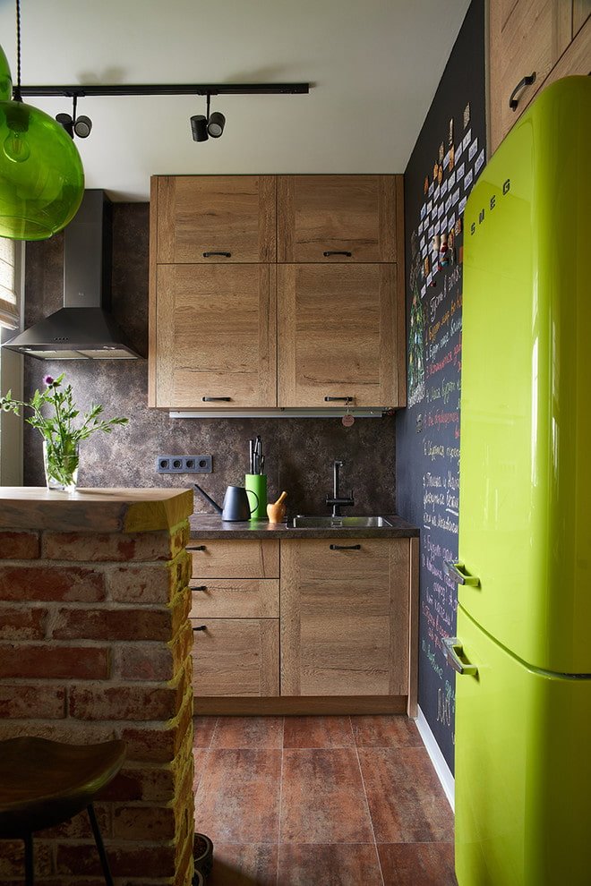 Cabinets in two rows