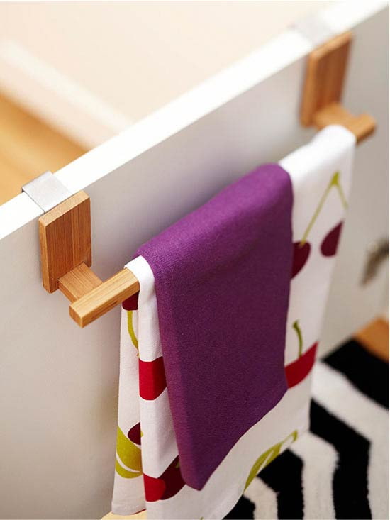 Towel on the door