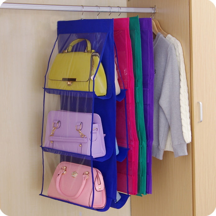 bags in the closet