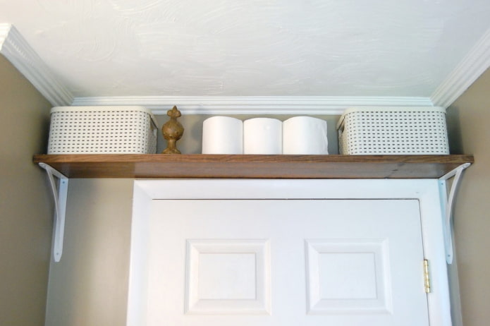 Shelf above the door