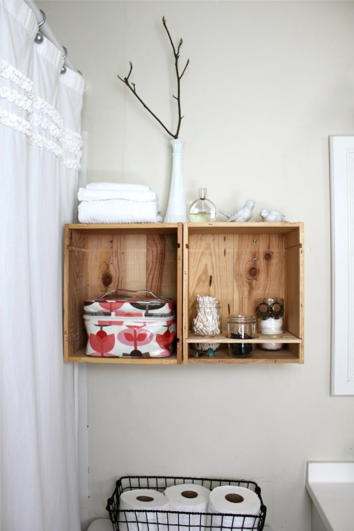 Shelf-mounted drawers