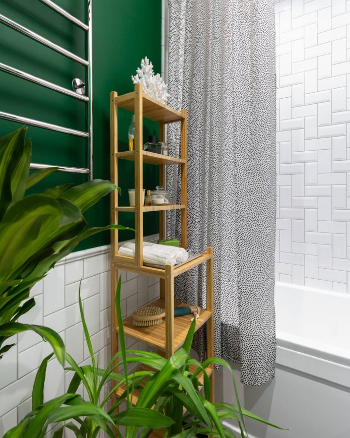 Bamboo shelving