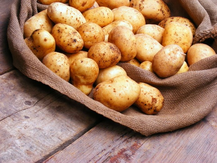 Potatoes in a bag