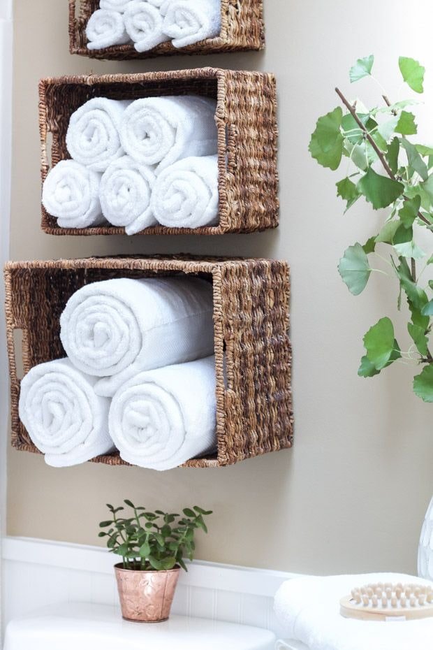 Baskets on the wall
