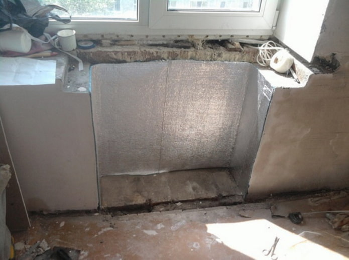 insulation of a Khrushchev refrigerator
