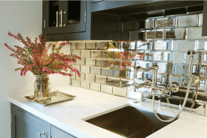 brickwork in the kitchen interior