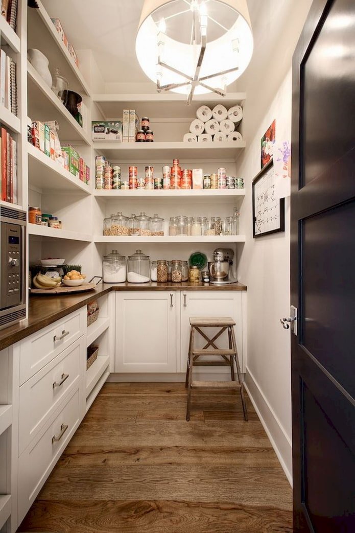interior decoration of the pantry