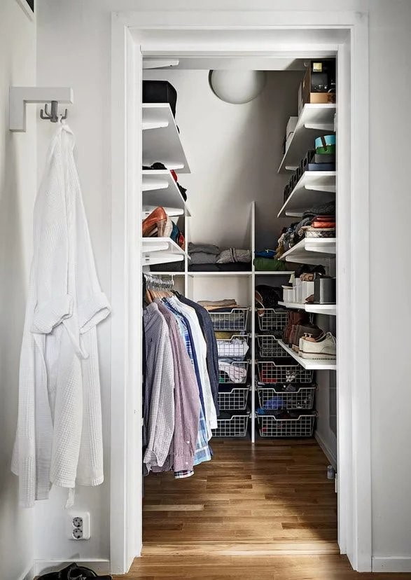 design of a small storage room in the interior
