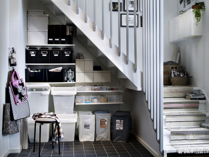 pantry design in the interior of the house