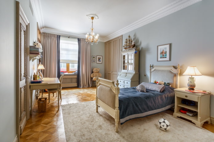 children's room in a classic style