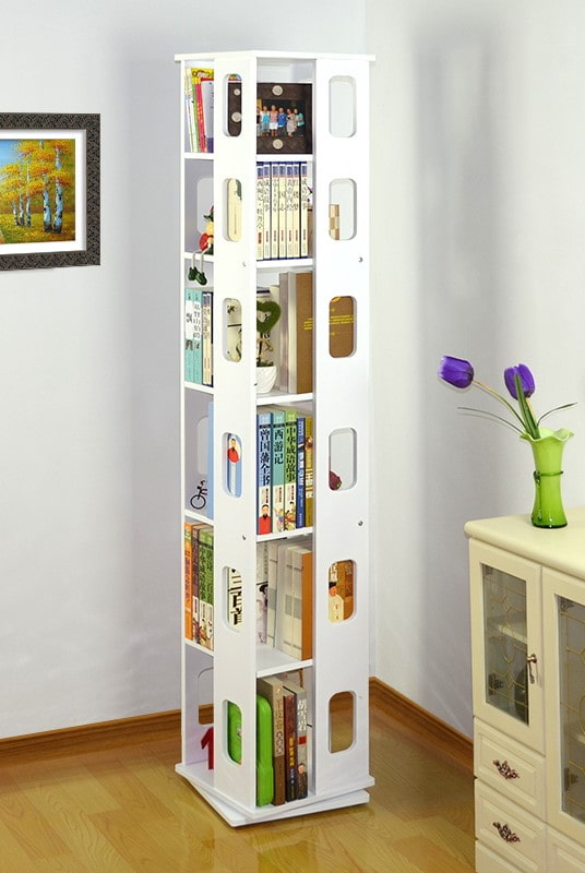 book shelf-stand in the interior