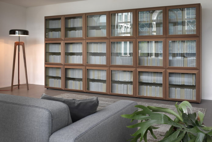 bookshelf design in the interior