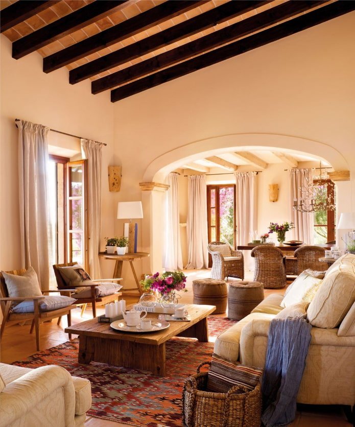 beams on the ceiling