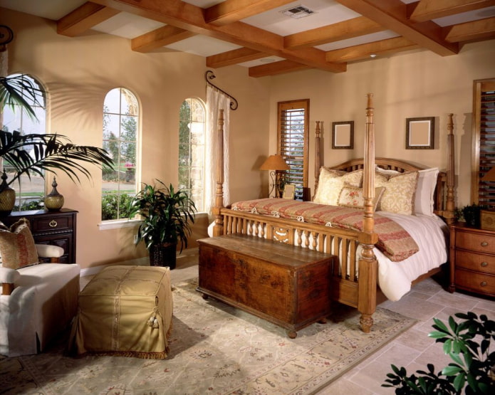colonial style bedroom