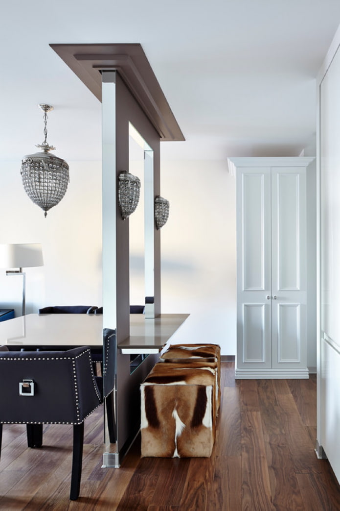 narrow decorative column