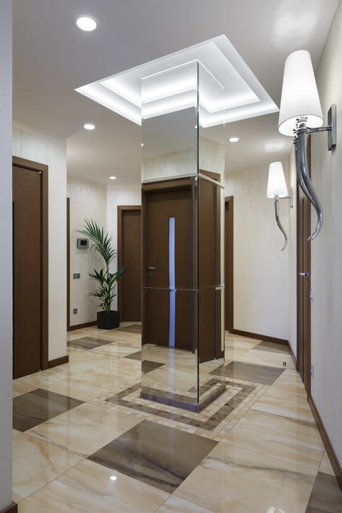 mirror column