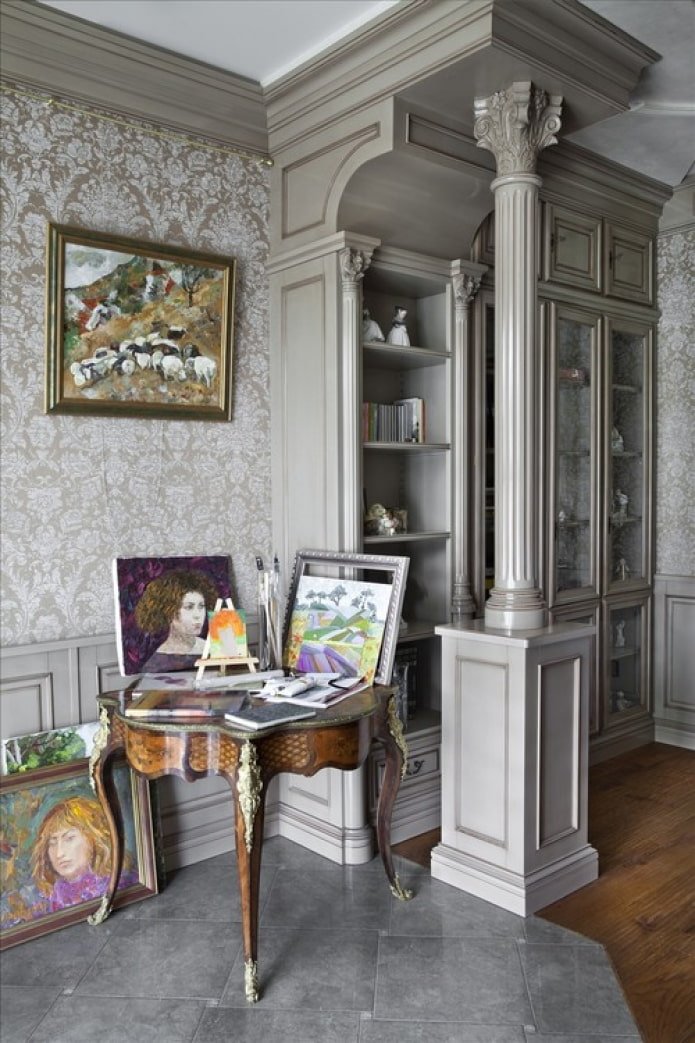 furniture with stucco