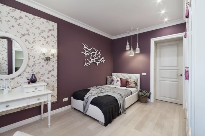 dark purple walls