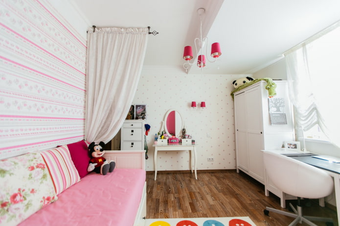 furniture of a bedroom for a teenage girl