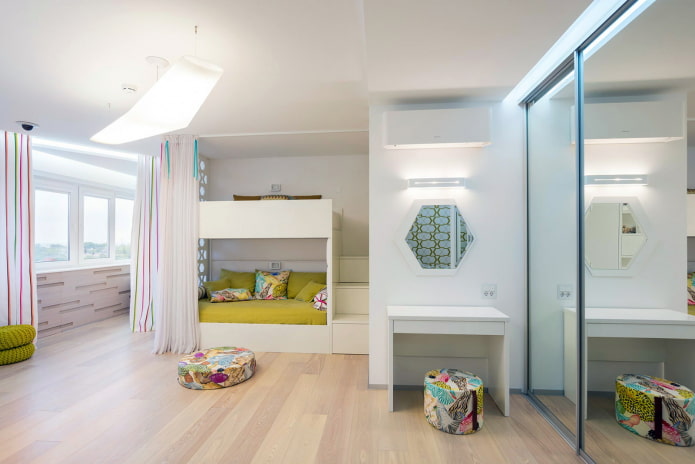 bedroom design for two girls