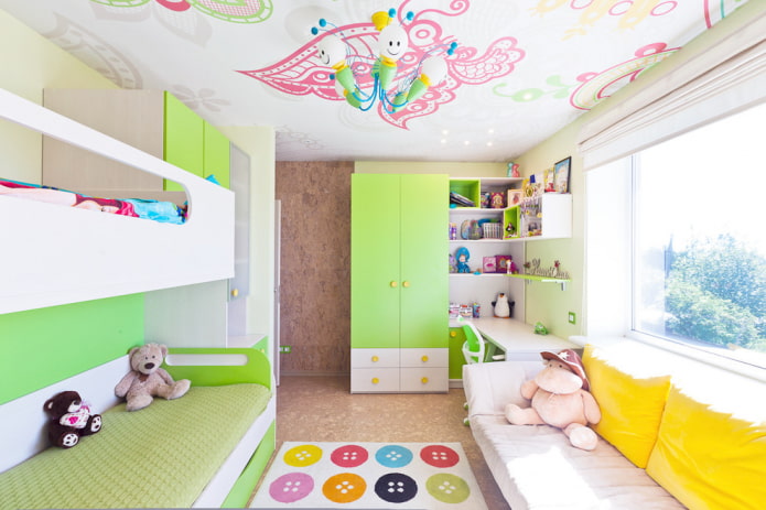 bedroom decoration for two girls