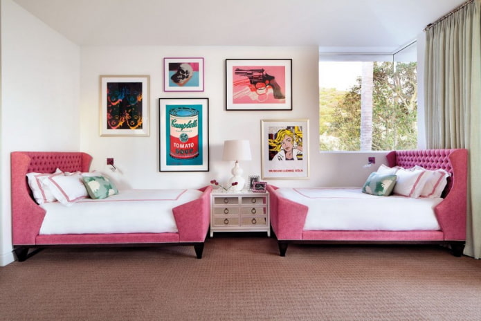 bedroom design for two girls