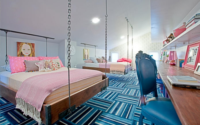 bedroom design for two girls