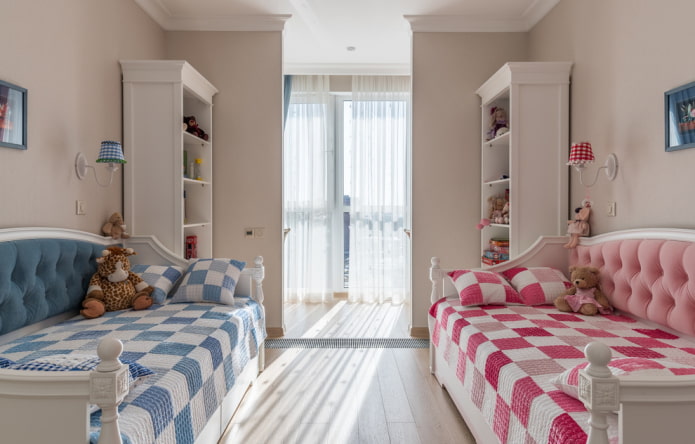 design of a children's room for two children