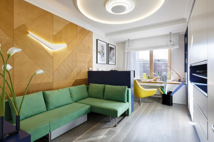 zoning a bedroom for a teenage boy