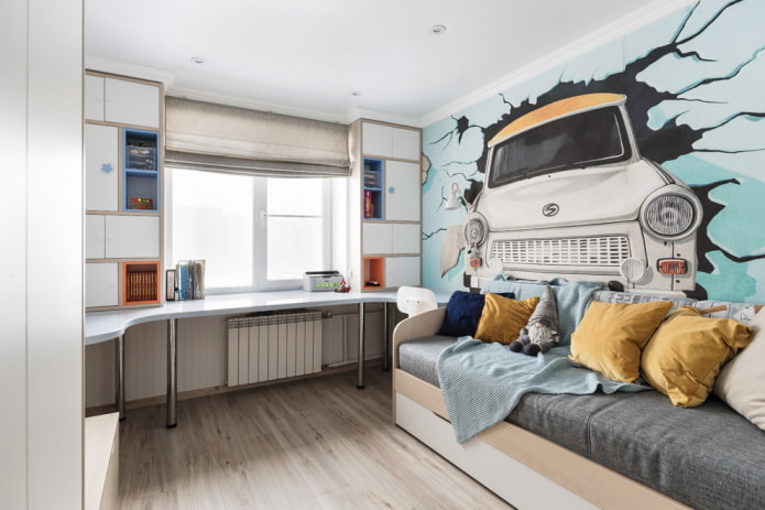 decorating a teenage boy's bedroom