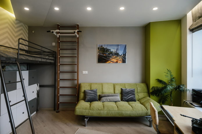 lighting a bedroom for a teenage boy