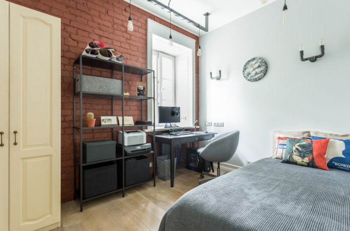 industrial style children's room decoration