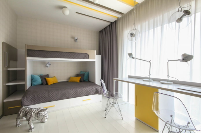 bedroom design for two teenage boys