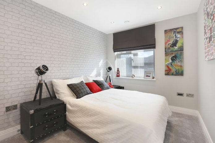 color scheme of a bedroom for a teenage boy