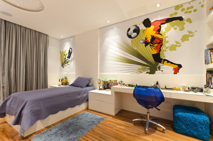 bedroom decoration for a teenage boy