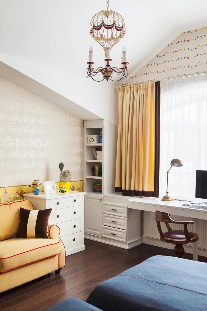 children's room with northern windows