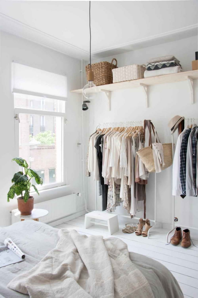 scandi style bedroom
