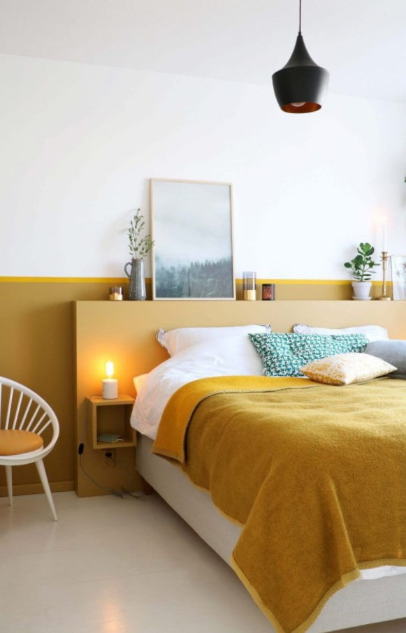 bright bed design